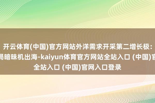 开云体育(中国)官方网站外洋需求开采第二增长极:公司握续布局暗昧机出海-kaiyun体育官方网站全站入口 (中国)官网入口登录